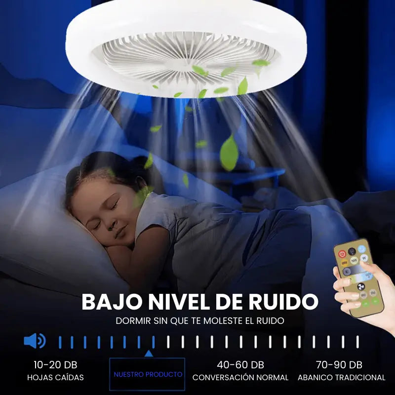 Ventilador Inteligente de LED 2 en 1 TurboMax™ [SUPER POTENTE]